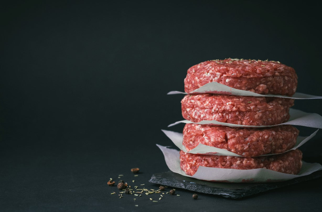 Beef- Premium Burger Patties Box - 8oz (24 patties)