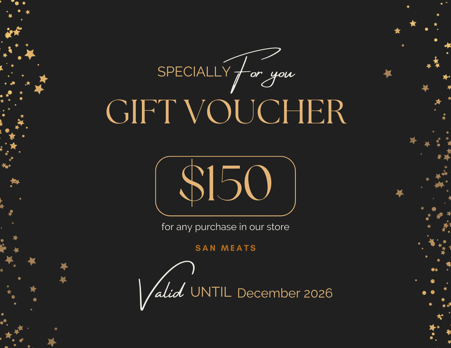 SAN Meat Packing Gift Cards