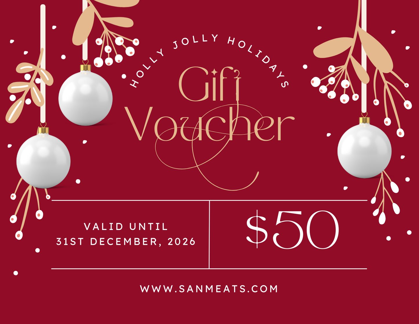 SAN Meat Packing Gift Cards