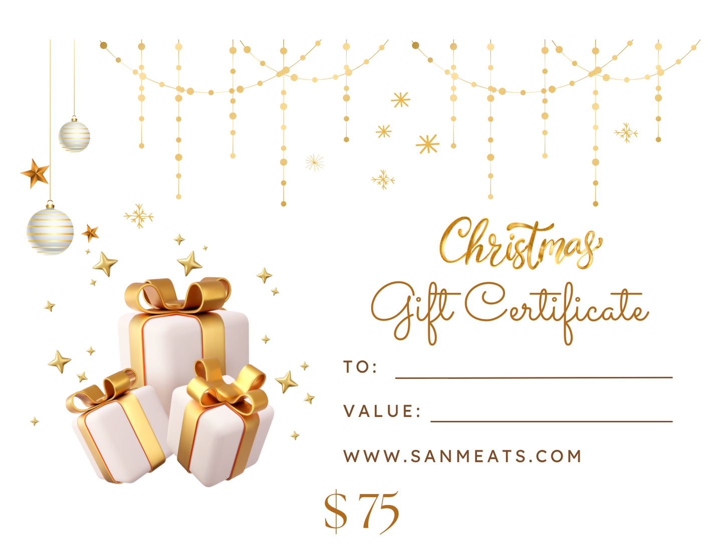 SAN Meat Packing Gift Cards