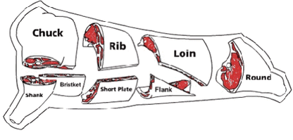 Half Beef (400-450lbs Hanging Weight) - PREMIUM Cattle
